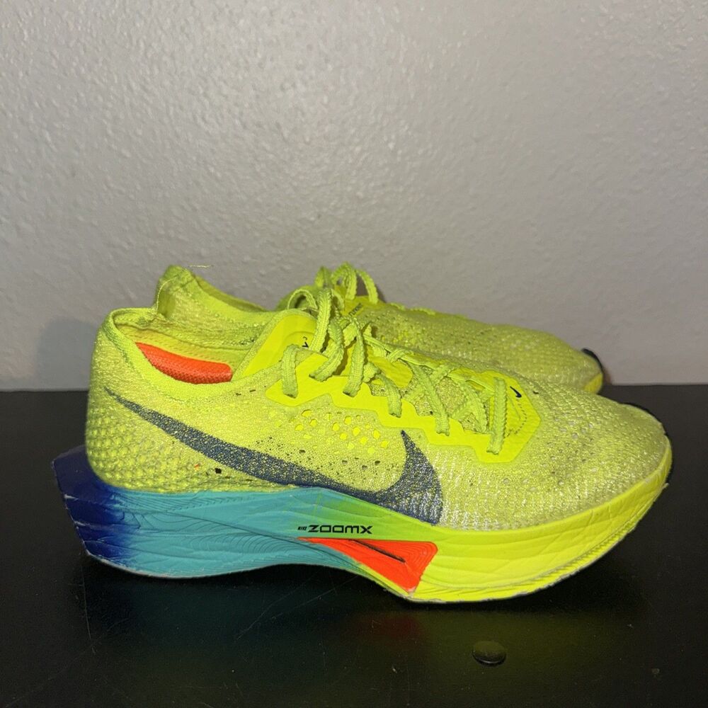 Nike ZoomX Vaporfly NEXT% 3 Volt Womens 7 Running Shoe Yellow DV4130-700